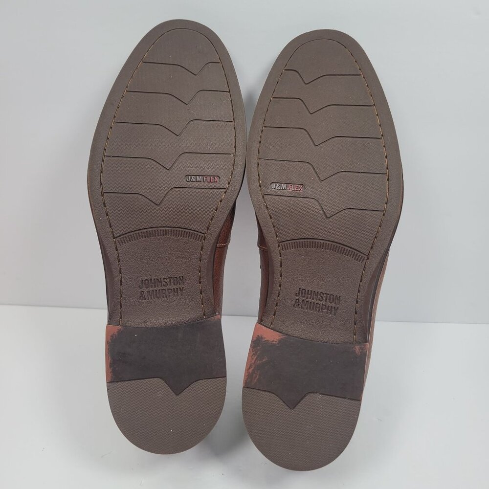 Johnston & Murphy Men's Tan Warner Penny Loafer Shoes 20-3940 US Size 11.5M - Picture 7 of 8
